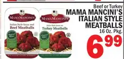 C Town MAMA MANCINI'S ITALIAN STYLE MEATBALLS offer