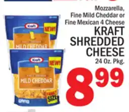 C Town KRAFT SHREDDED CHEESE offer