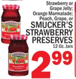 C Town SMUCKER'S STRAWBERRY PRESERVES offer
