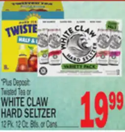 C Town Twisted Tea, WHITE CLAW HARD SELTZER offer