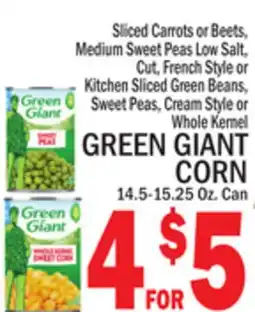 C Town GREEN GIANT CORN offer