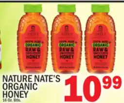 C Town NATURE NATE'S ORGANIC HONEY offer
