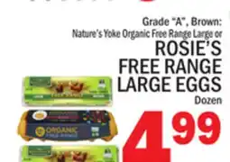 C Town ROSIE'S FREE RANGE LARGE EGGS offer