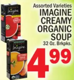 C Town IMAGINE CREAMY ORGANIC SOUP offer