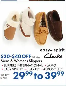 Boscov's Mens & Womens Slippers offer