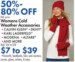 Boscov's Womens Cold Weather Accessories offer