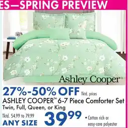 Boscov's ASHLEY COOPER 6-7 Piece Comforter Set offer