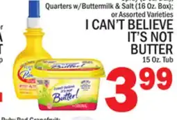 C Town I CAN'T BELIEVE IT'S NOT BUTTER offer