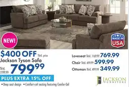 Boscov's Jackson Tyson Sofa offer