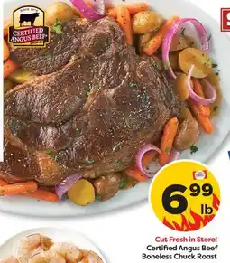 Weis Markets Certified Angus Beef Boneless Chuck Roast offer