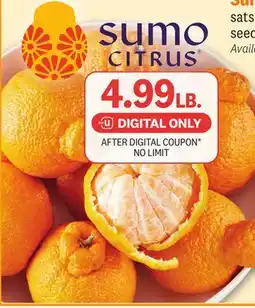 Kings Food Markets FRESH STORE MADE SUMO CITRUS SEGMENTS OR PINWHEELS offer