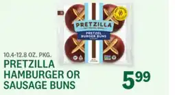 Kings Food Markets PRETZILLA HAMBURGER OR SAUSAGE BUNS offer
