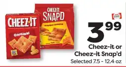 Weis Markets Cheez-it or Cheez-it Snap'd offer