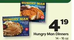 Weis Markets Hungry Man Dinners offer