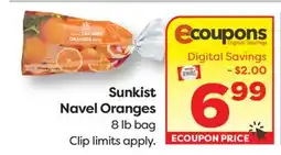 Weis Markets Sunkist Navel Oranges offer