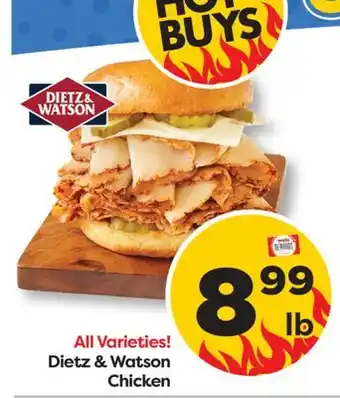 Weis Markets Dietz & Watson Chicken offer