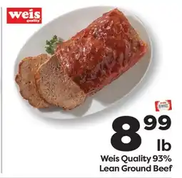 Weis Markets Weis Quality 93% Lean Ground Beef offer