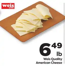 Weis Markets Weis Quality American Cheese offer