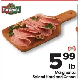 Weis Markets Margherita Salami offer