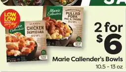 Weis Markets Marie Callender's Bowls offer