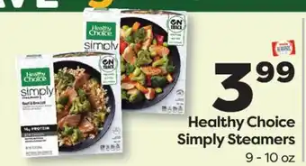 Weis Markets Healthy Choice Simply Steamers offer