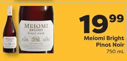 Weis Markets Meiomi Bright Pinot Noir offer