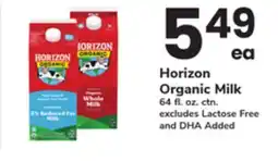 ACME Horizon Organic Milk offer
