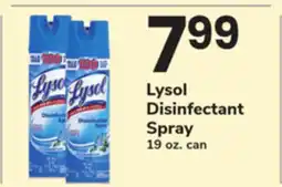 ACME Lysol Disinfectant Spray offer