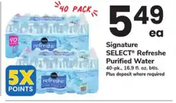 ACME Signature SELECT Refreshe Purified Water offer