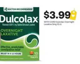 CVS Dulcolax Overnight Laxative offer