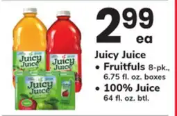 ACME Juicy Juice Fruitfuls 8 - pk., 6.75 fl. oz. boxes, 100% Juice 64 fl. oz. btl offer