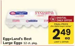 ACME Egg Land's Best Large Eggs offer