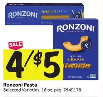 Stop&Shop Ronzoni Pasta offer