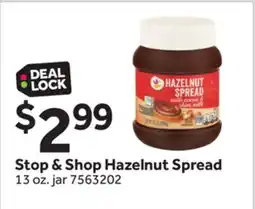 Stop&Shop Stop & Shop Hazelnut Spread offer