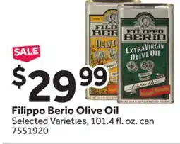 Stop&Shop Filippo Berio Olive Oil offer