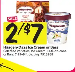 Stop&Shop Häagen-Dazs Ice Cream or Bars offer