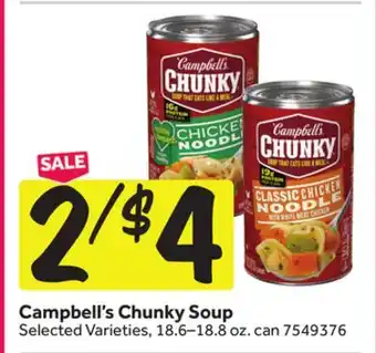 Stop&Shop Campbell's Chunky Soup offer