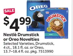 Stop&Shop Nestlè Drumstick or Oreo Novelties offer