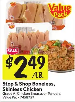 Stop&Shop Stop & Shop Boneless, Skinless Chicken offer