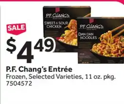 Stop&Shop P.F. Chang's Entrée offer