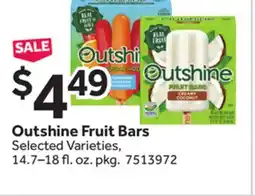 Stop&Shop Outshine Fruit Bars offer