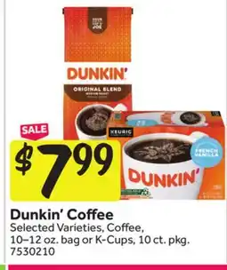 Stop&Shop Dunkin' Coffee offer