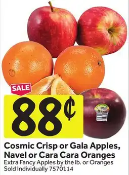 Stop&Shop Cosmic Crisp or Gala Apples, Navel or Cara Cara Oranges offer