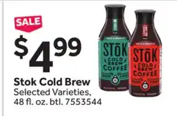 Stop&Shop Stok Cold Brew offer