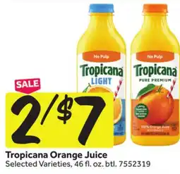 Stop&Shop Tropicana Orange Juice offer