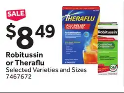 Stop&Shop Robitussin or TheraflU offer
