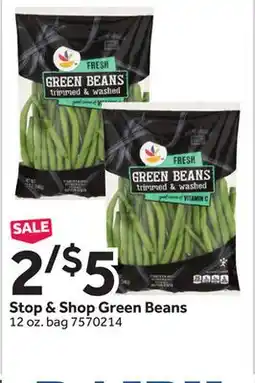 Stop&Shop Stop & Shop Green Beans offer