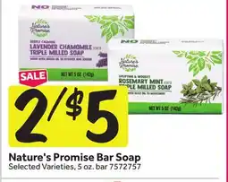Stop&Shop Nature's Promise Bar Soap offer