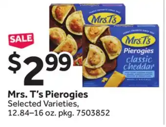 Stop&Shop Mrs. T's Pierogies offer