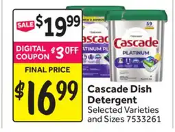 Stop&Shop Cascade Dish Detergent offer